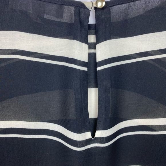 BANANA REPUBLIC  Striped oversized Blouse. - Picture 3 of 4